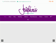 Tablet Screenshot of josephinesfloral.com